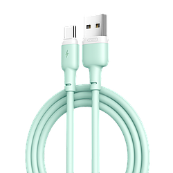 Кабель XO PD Type-C to Lightning NB208A Liquid Silicone 20W 1m Green