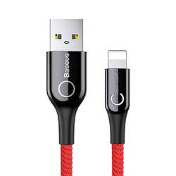 Кабель Baseus C-shaped Light Intelligent power-off cabel Red (CALCD-09)