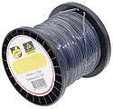 Ліска косильна квадрат d2 мм 1 LB (113 м) з кордом, фото 3
