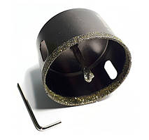 Коронка діамантова на дрель з центром 65мм ALLOID