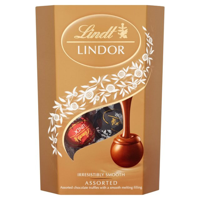 Шоколадные конфеты Lindt Lindor Cornet Assorted ассорти вкусов, 200 гр. - фото 3 - id-p424988463