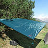 Туристичний тент + відтяжки UTRT-102. 4,0х6,0м. Зелений. Тент для захисту від дощу та сонця. Кемпінговий тент, фото 6