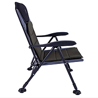 Крісло Туристичне Розкладне Bo-Camp Pike Black/Grey/Green (1204110) Кемпінгове Складне Крісло для риболовлі, фото 3