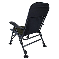 Крісло Туристичне Розкладне Bo-Camp Pike Black/Grey/Green (1204110) Кемпінгове Складне Крісло для риболовлі, фото 9
