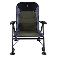 Крісло Туристичне Розкладне Bo-Camp Pike Black/Grey/Green (1204110) Кемпінгове Складне Крісло для риболовлі, фото 5