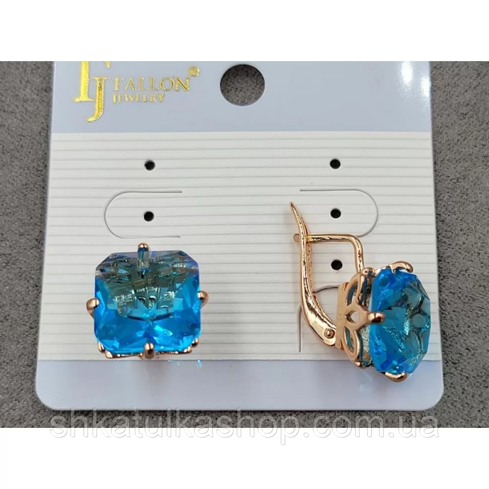 Сережки Fallon Jewelry 14*17мм, англійський замок, фото 1