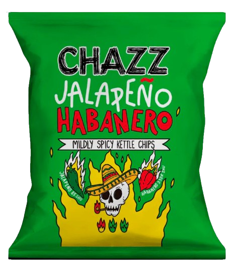 Чіпси Chazz Chips Jalapeno Habanero з перцем 50г