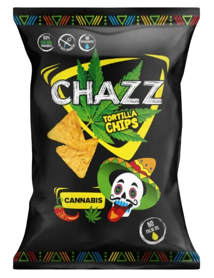 Чипсы CHAZZ Tortilla Chips Cannabis 100г