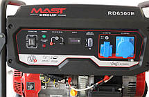 Бензиновий генератор MAST GROUP RD6500E, фото 3