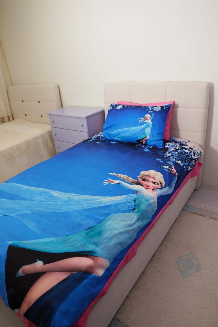 Дитяча постільна білизна Kayra Ranforse 160×220 Frozen Elsa