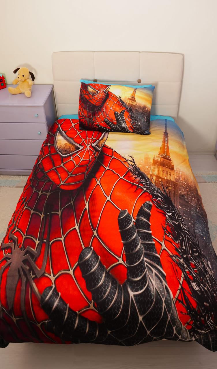 Дитяча постільна білизна Kayra Ranforse 160×220 Spiderman Enemy