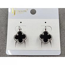 Ван Кліф Сережки Fallon Jewelry 12*17мм, англійський замок