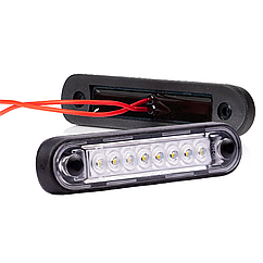 Габаритні ліхтарі для вантажівок LED LONG червоний (Fristom)