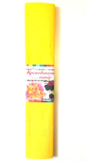 Крепований папір №2 Жовтий