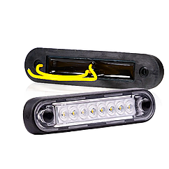 Габаритні ліхтарі для вантажівок LED LONG жовтий (Fristom)