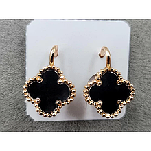 Ван Кліф Сережки Fallon Jewelry 12*17мм, англійський замок