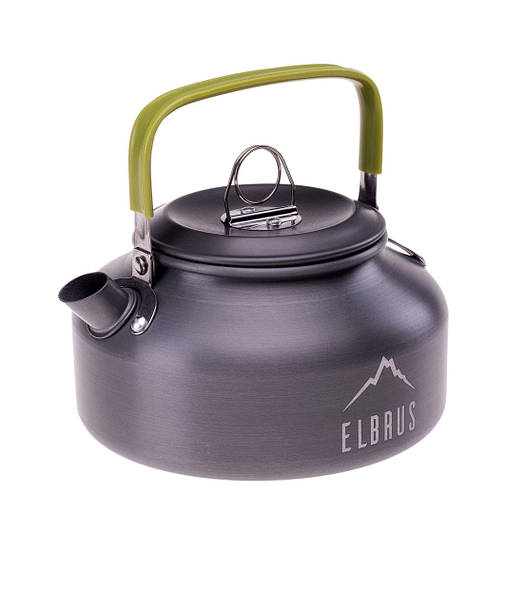 Чайник туристичний Elbrus Hike Kettle 800 мл Matt Grey/Lime, фото 1