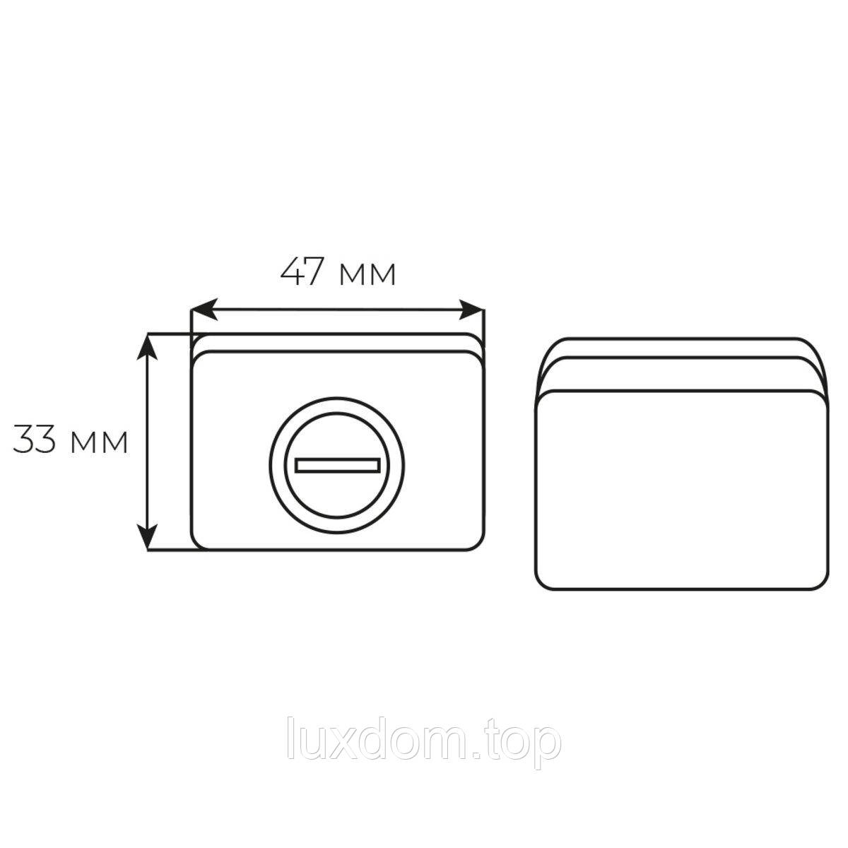 Накладка M&T Minimal TIN-К чорний WC