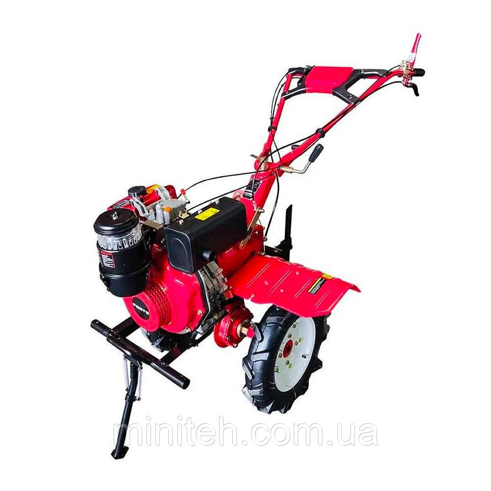 Культиватор дизельний Forte 1050 S-3 NEW(6 к.с., КПП 3+1, колеса 8", червоний), фото 1