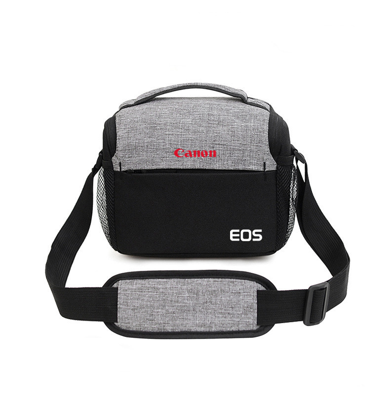 Сумка для фотоапарата Canon EOS універсальна 23x13x19см Середня Чорна з сірим ( код: IBF076SB1 )