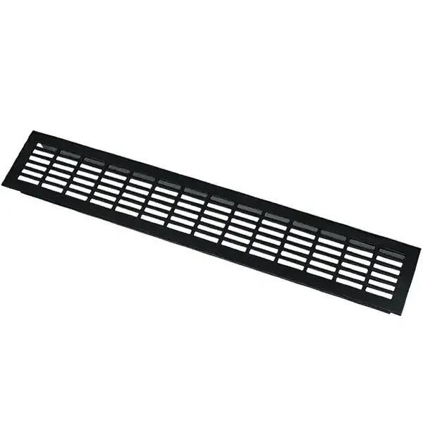 Решітка вентиляційна 600х60мм чорна