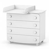 Комод Верес 900 ДСП, білий, фото 3