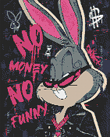 Алмазна мозаїка/вишивка Бакс-Банні 40*50 см Орігамі OD 1990