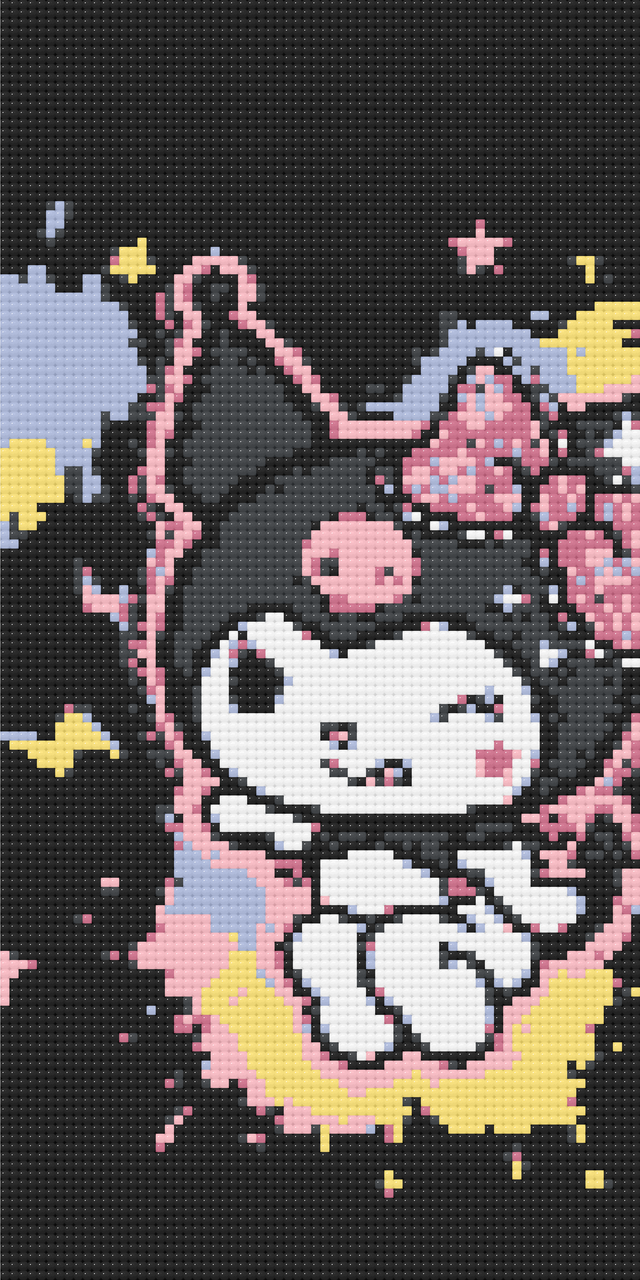 Алмазна мозаїка/вишивка Куромі 40*20 см Орігамі OD 1000, фото 1