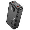 Павербанк PowerBank зі швидкою зарядкою 22.5 W та зарядним місцем для годинника iWatch 10000mAh HOCO Q27B Чорний, фото 3