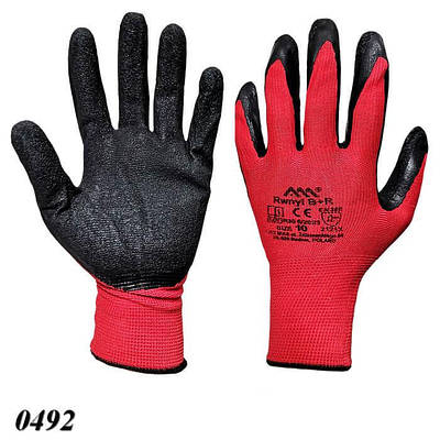 Рукавиці робочі Вампірка з латексним покриттям (12шт)