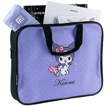 Шкільна текстильна сумка Kite Kuromi (1 відділення, A4) HK24-589