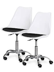 Evo-кids Комплект (2 шт.) крісло Evo-Kids Capri White / Black (арт H-231 W/B -Х2)