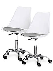 Evo-кids Комплект (2 шт.) крісло Evo-Kids Capri White / Grey (арт H-231 W/G - Х2)