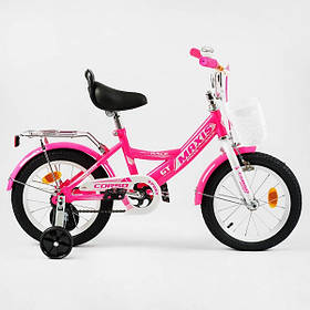 Велосипед Corso MAXIS Race 14" Металева рама Рожевий Art CL-14847