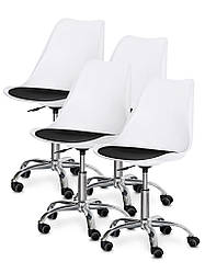 Evo-кids Комплект (4 шт.) крісло Evo-Kids Capri White / Black (арт H-231 W/B -Х4)