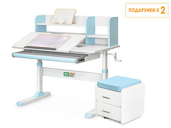 ErgoKids Комплект (S) ErgoKids TH-330 Light Blue (парта + тумба) (арт.TH-330 Z + BD C3_BLUE)