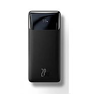 Портативна батарея повербанк з швидкою зарядкою BASEUS Bipow Overseas Power Bank 30000mAh 20W (чорний), фото 3
