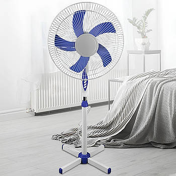 Підлоговий вентилятор, 3 швидкості, 50W, від мережі RB-1601 / Кімнатний вентилятор / Вентилятор для дому