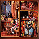 Бук Нук Flame common room Book Nook DIY Інтерьерний конструктор RB01B, фото 6