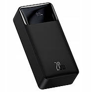 Портативна батарея повербанк з швидкою зарядкою BASEUS Bipow Overseas Power Bank 30000mAh 20W (чорний), фото 4
