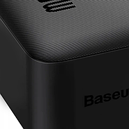 Портативна батарея повербанк з швидкою зарядкою BASEUS Bipow Overseas Power Bank 30000mAh 20W (чорний), фото 5