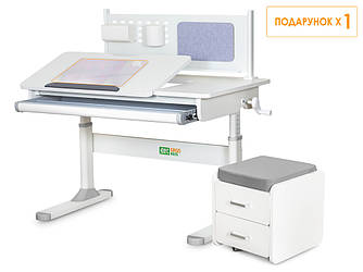 ErgoKids Комплект (S) ErgoKids TH-325 Grey (парта + тумба) (арт.TH-325 + BD C3_GREY)