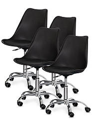 Evo-кids Комплект (4 шт.) крісло Evo-Kids Capri Black (арт. H-231 B/B -Х4)