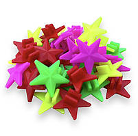 Набір на спиці велосипеда дитячий, різнокольорові зірочки, яскраві кольори