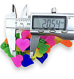 Набір на спиці велосипеда дитячий, різнокольорові сердечка, яскраві кольори, фото 3