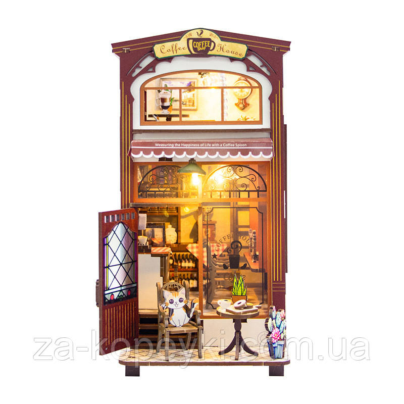 УЦІНКА! ПРИМ'ЯТА КОРОБКА! Бук Нук Котяча кав'ярня Book Nook Coffee House конструктор M2411