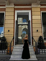 Сукня софт на бретелях і з красивим візерунком розміри норма, фото 2