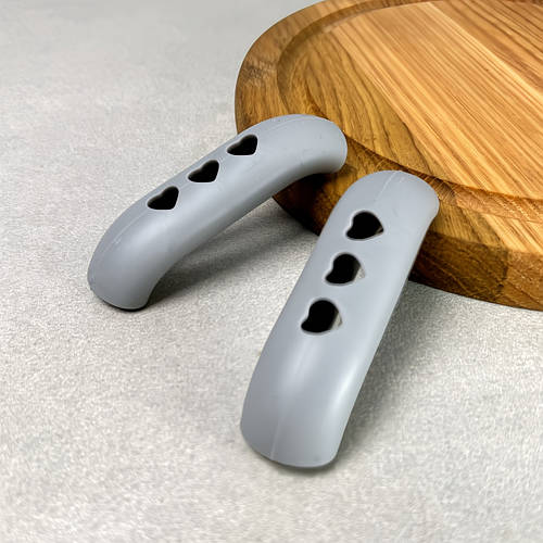 Силиконовые накладки на ручки кастрюль 2 шт Серые (ID#2268704808), цена ...