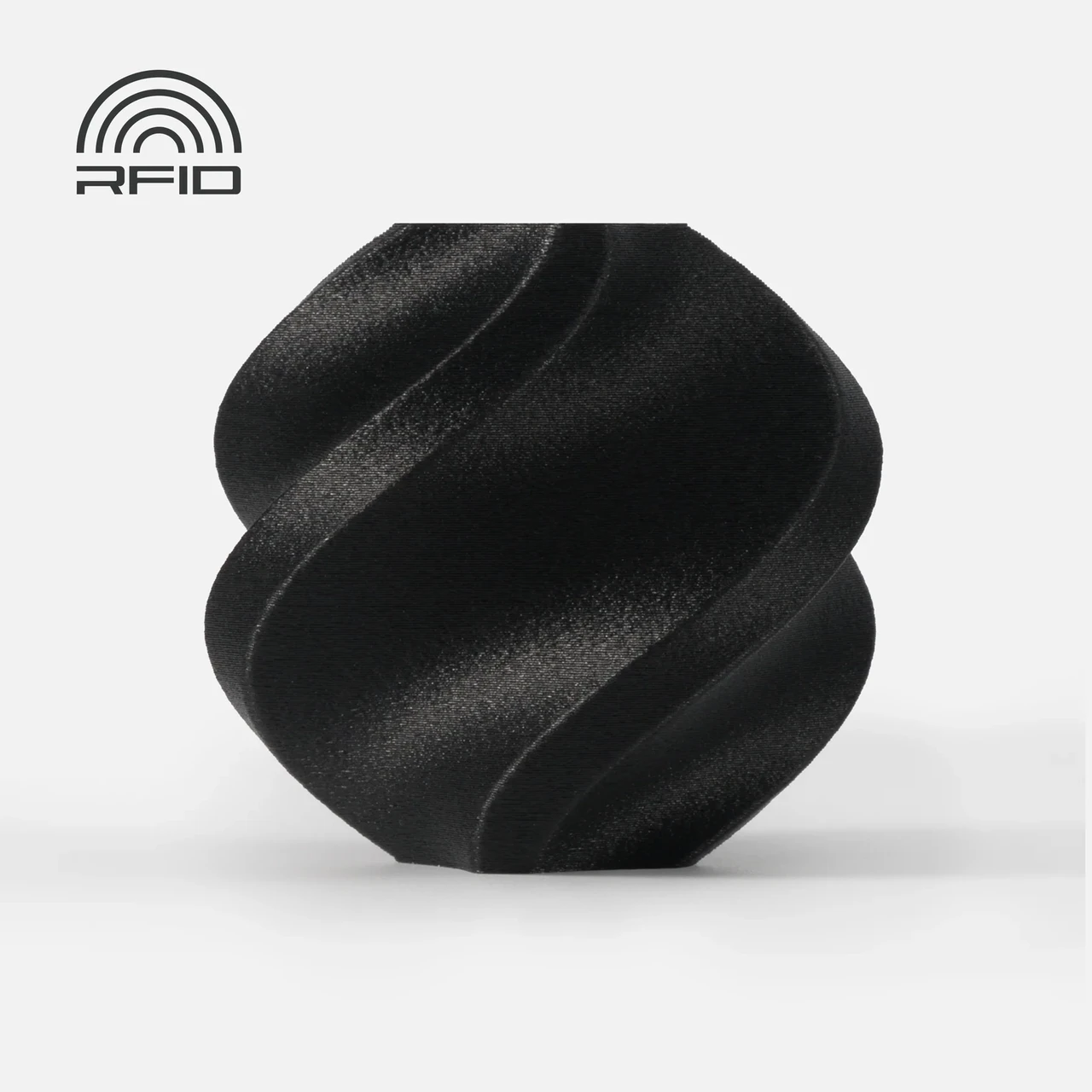 Пластик філамент для 3Д-друку Bambu Lab PAHT-CF Black (70100), Reusable Spool, 1.75мм, 0.5кг, 196м, 260-290°C, Чорний