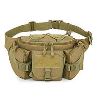 Сумка поясна тактична Waist Bag Kombat UK койот